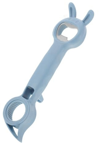 Cabilock Ouvre-bouteille Multifonction Ours Décapsuleur Et Ouvre-boîte Portable Pour Cuisine Bars Et Événements Extérieur Nordique Inoxydable