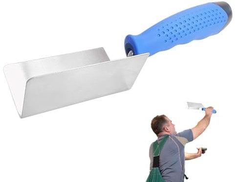 Knauf - Spatola angolare interna, 230 x 60 mm, spatola angolare interna ed esterna adatta per lavori a parete e a soffitto, è possibile migliorare l'efficienza del lavoro