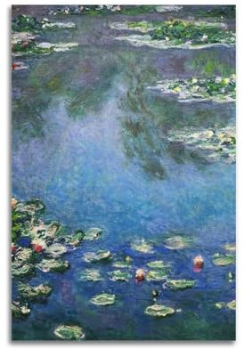 Claude Monet Artwork(Water Lilies)Decorative Poster Wall Art Picture Painting Canvas Prints Artworks Bedroom Living Room Decor 12x18inch(30x45cm)