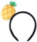 Beaupretty Plüsch Haarband Kopfbedeckung Stirnbänder Party Sportzubehör Haarschmuck Cosplay-kopfschmuck Obst Haarreifen Ananas-haarreifen