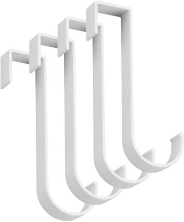 Faittoo Haken für Thermo-Badezimmer, 4 Stück, selbstklebende Haken für Handtücher aus Aluminium, räumlich, Haken, Handtuchhalter, Badezimmer, Aufkleber für Handtücher(D)