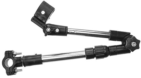 VICASKY Adjustable Umbrella Holder for Bikes and Strollers Extendable Umbrella Mount Stand Easy Install Clamp Attachment for Wheelchairs Deck Chairs and Mobility Scooters Black
