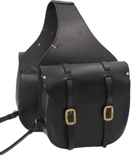 AMKA Satteltasche Packtasche aus Leder für Pferde doppelseitig