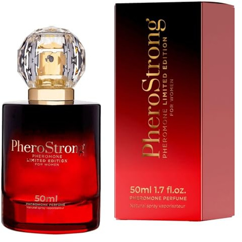Perfume con Feromonas para Mujer 50ml – Fragancia Sensual, Notas de Rosa, Vainilla y Madera, Atracción Natural, Carisma y Confianza Diaria