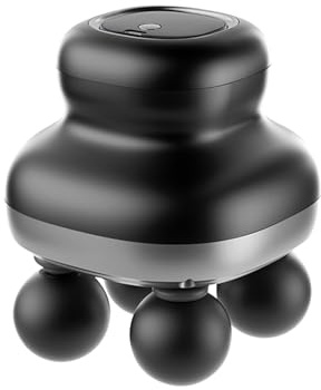 Masseur musculaire électrique – Appareil corporel à 4 têtes, outil de relaxation à 9 modes, gadget de thérapie des tissus profonds, équipement de bien-être personnel | La construction matérielle fiabl