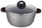 Klaus - Faitout 24 Cm Avec Couvercle Pour Cuisiner Comme Sur De La Pierre Avec Maniques En Silicone Pour Ne Pas Vous Bruler, Tous Feux Dont Induction Passe Au Four