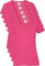 Fruit of the Loom Valueweight 5 Pack, T-Shirt Donna, Rosa (Fuchsia 57), M
