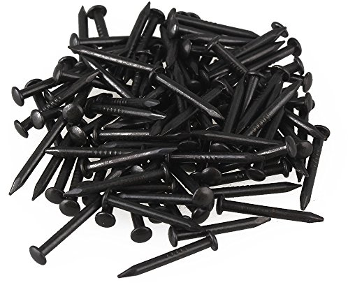 Yibuy Archaize Holzschrauben mit rundem Kopf, 15 x 1,5 mm, Schwarz, 50 Stück Kupfer
