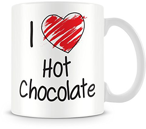 I Love Hot Chocolate Personalised Mug - Add Photo - Customised Cup Gift