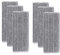 Serpillères en Microfibre pour Balai Lave-Sol Housse de Nettoyage de Rechange Vadrouille La Tête de Ménage de Vadrouille pour Balai Plat Nettoyage en Microfibre/Lingettes de Nettoyage 33x12mm Serria