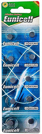 Lot de 10 Piles AG1 Alcalines 1,5 Volt (AG1)