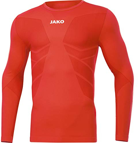 JAKO Kinder Longsleeve Comfort 2.0, Flame, XXS