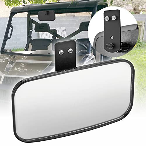 WSays Ranger Rückspiegel, UTV Center Rückspiegel, kompatibel mit Polaris 2017–2023 Ranger 500 570 900 1000 XP Pro-Fit Käfig mit Werksgegenstand Drop-Down-Montagelasche
