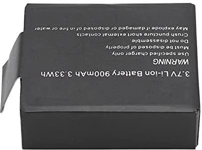 Batteria Sostitutiva per Action Cam Batteria agli Ioni di Litio da 3,7 V 900 mAh Batterie per Fotocamere Sportive Originali Fotocamera per SJ4000 SJ5000 M10