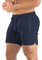 PIDOGYM Short de sport ajusté pour homme - 12,7 cm - Pour le bodybuilding, la course à pied, l'entraînement - Avec poches zippées, bleu marine, Taille S