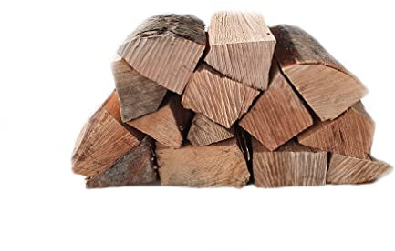 WSA 25 kg Brennholz - 100 Prozent Buche, Kaminholz, Grillholz, Trocken, Ofenfertig, (Scheitlänge ca.29 cm), Braun, M