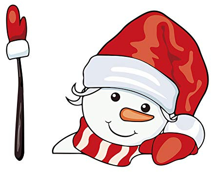 iSpchen Auto Heckscheiben Wischer aufkleber Deko Weihnachtsaufkleber Autoaufkleber Weihnachten Aufkleber Auto Weihnachtsmann Sticker Schneemann Weihnachtssticker Selbstklebend Deko Aufkleber