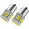 Bsxywa Bombilla P21w Led Ba15s 12V 24V, 5W Blanco 6000K, 54SMD, Para Luz de Marcha trás, Luces Traseras, Luces diurnas. (2 Piezas)