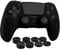 MyGadget Silikon Hülle kompatibel mit PS5 Controller - mit 8 Thumbsticks [ 2X Paar Hoch | 2X Paar Tief] - Playstation 5 Dualsense Wireless Skin in Schwarz