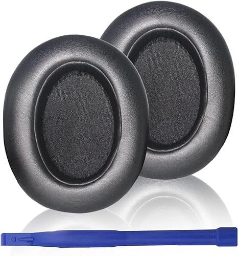 WH-XB910N Replacement Earpads Ear Cushions with Net and Buckle,Noise Canceling Headset Cover Ear Pads Repair Parts for Sony WH-XB910N Over-Ear Wired&Wireless Headphone(Black)