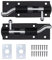 EAI Heavy Duty Necked Tower Bolt | 4 Inch | Black | Fixings Included | Pack of 2