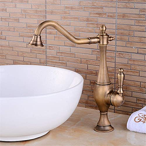 Kupfer Antik Küchenarmatur Küche Bad Wasserhahn Persönlichkeit Schöne Wasserhahn Spüle Wasserhahn Kaltwasser Mischbatterie Einhand good