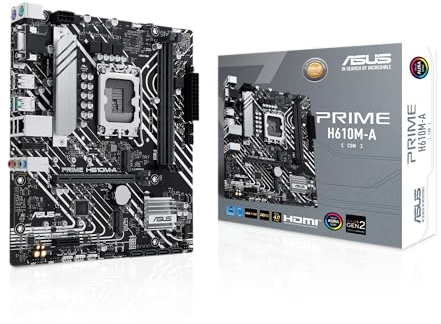 Asus PRIME H610M-A-CSM - Corporate Stable Model, Intel H610, 1700, Micro ATX, 2 DDR5, VGA, HDMI, DP, 2x M.2