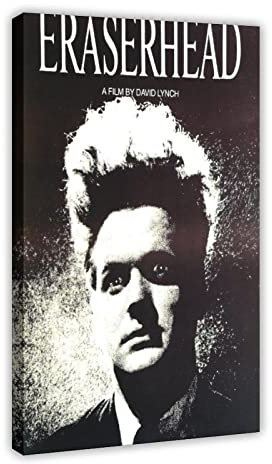 ZAPORA Eraserhead Poster auf Leinwand, Poster, Wandkunst, Dekordruck, Bild, Gemälde für Wohnzimmer, Schlafzimmer, Dekoration, Rahmenstil, 50 x 75 cm