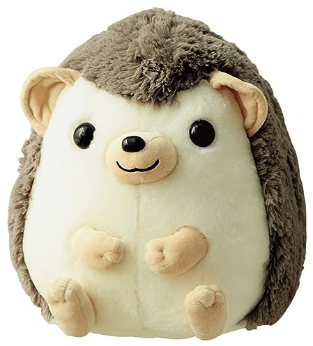 Igel Kuscheltier Plüsch Hedgehog, Baby-Spielzeug (Grau, 35cm)