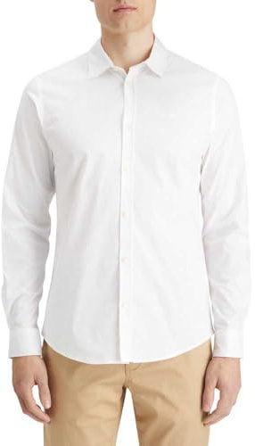 Scotch & Soda Herren Poplin Shirt Hemd (1er Pack)
