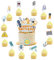 25 Pcs Elektriker Kuchen Dekorationen Elektriker Kuchen Topper Cupcake Toppers für Elektriker Geburtstag Party Dekorationen Elektriker Lineman Geburtstag Party Supplies