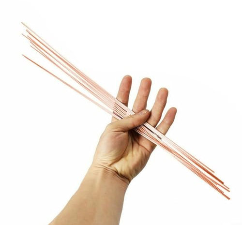 Bacchette per saldatura in ottone, 1,0/1,5/2,0/2,5/3,2 mm x 500 mm, fili di saldatura in rame, elettrodi per saldatura e brasatura (10 pezzi da 1,5 mm-10 pezzi)