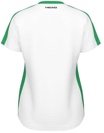 HEAD Damen Tie-Break T-Shirt Women Tennis, Weiß, S EU