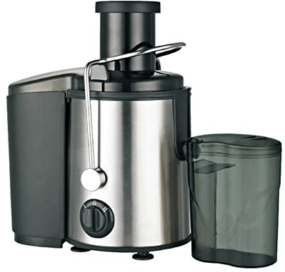 TNSSCZM Machine 800W Extracteur Centrifuge de Jus d'orange à Séparation Électrique Fruits et Légumes Frais Entiers, Facile à Nettoyer, Acier Inoxydable avec 2 Double Vitesse