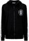 Fortnite Black Knight Kapuzenjacke für Erwachsene, Gaming-Design, mit Reißverschluss, langärmelig, schwarz, Unisex-Kapuzenjacke, Größen S-XL, Schwarz , S