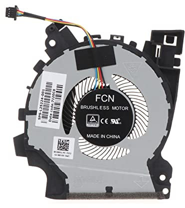 HOOLRZI Ventilateur de processeur graphique 5 V 0,5 A 4 broches 4 fils pour ZHAN99 TPN-C134 I7-8750H Moteur sans balais Tpn-c134