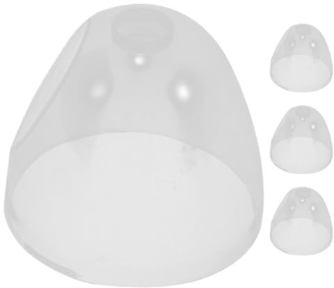 HOLIDYOYO Feeding Bottle Caps Replacement Dome Lid 4pcs Reusable Baby Bottle Nipple Cap Leakproof Safe for Boys and Girls Drinking