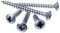 SECCARO Lot de 200 vis à bois à tête fraisée cruciforme Pozidriv en acier inoxydable A2 4 x 35 mm Filetage complet