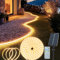 Solar LED Strip Lights Outdoor, 10M 640 LED Lights Strip with Remote & 8 Modes Solar Garden Lights Outdoor Waterproof for Porch Gazebo Yard Trees Garden Decor(Warm White)