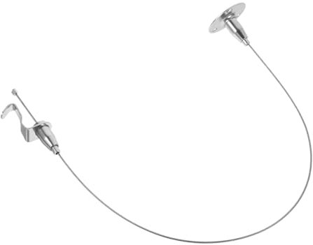 Hohopeti Stahlseil Hängesystem Für Bilder Und Lampen Verstellbares Edelstahl-wire Rope Mit Stabiler Halterung Für Galerien Ausstellungen Wohnräume Und Mehr