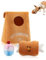 Remedare 3er-Pack Hundespielzeug, Quietsch-Plüsch Welpenkuchen & Cupcake, Grillform, für kleine & mittelgroße Hunde, Geburtstagsspielzeug