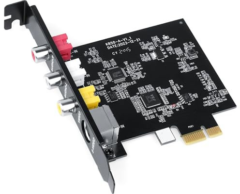 DigitPro PCIE Video Capture Card, PCIE Video Capture Board, HDMI Capture Card for Streaming and Video Gaming, Pass-Through with Ultra-Low Latency on Windows 8, 10, 11 and Linux Systems