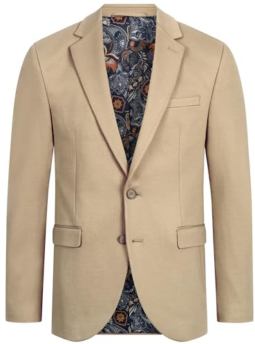 JEFF Herren JFEzra Sakko Jackett Klassische Moderne Anzugjacke mit Stretch | Eleganter Businessblazer mit elastischem Material, Einreiher, Freizeitblazer, Anzugjacke, stilvolle Oberbekleidung für Männer