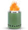 Edenoutdoor Tischfeuerstelle mit Ständer, Mini-Feuerstelle aus Edelstahl, Deko für Garten,Terrasse und Balkon,Für Pellets/Holz, Edelstahl rauchfreier Camping-Tischkocher für die Vorstadt,Grun