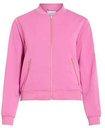 Vila Female Female Damen Bomberjacke mit Reißverschluss, leichte Übergangsjacke VIBUBBLE Reißverschluss VIBUBBLE Reißverschluss