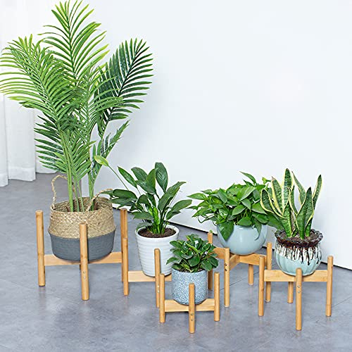 Pflanzenständer Blumengarten Topfpflanze Holzregal Indoor Outdoor Pflanzregal Home Office Einfacher Blumenhalter (Groß)
