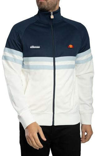 Ellesse Herren Rimini Trainingsjacke, Dark Green/Off White