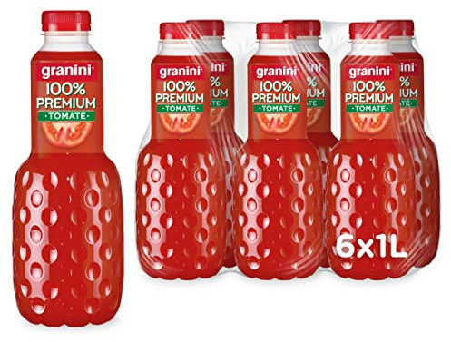 Zumo de Tomate 100% Fruta Sin azúcares añadidos Pack 6 x 1L Granini Clásicos