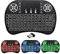 BIFANS 2.4GHz Remote Backlit Mini Wireless Keyboard Portable Wireless Keyboard with Touchpad Mouse For Android Smart Tv Box HTPC IPTV PC Pad XBOX （i8-Black)