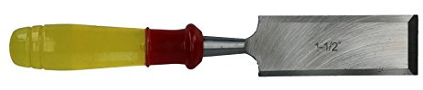 1-1/2 (38mm) Bevel Wood Chisel Clear Handle Carving Work Carpentry Carpenters